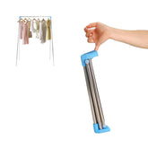 Ligtchser portable travel garment rack folds compactly for easy packing