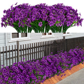 LikSoor 21 bundles outdoor violet flowers brightening exterior spaces without fading