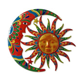 Limygus sun face wall decor adds vibrant focal point to outdoor walls