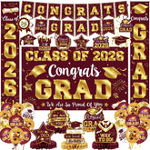 LINHAXM graduation banner for the Class of 2026 creates a festive entrance touch