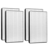 LINNIW four-pack F2/A2 replacement filters ready for quick purifier maintenance.