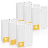 LINNIW HPA300 R six-pack filters for easy replacement and cleaner air.