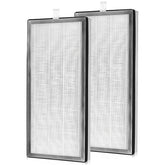 LINNIW MA40 replacement filter front view, 3-in-1 filtration for clean air