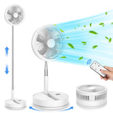 LIPETY portable folding fan 8.6-inch ready for desk cooling.