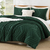 Litanika king-size emerald comforter front view for a modern room refresh.