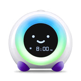 LittleHippo Mella all-in-one alarm clock shows bedtime cues for a calmer morning.