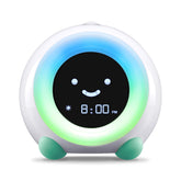 LittleHippo Mella tropical teal front view showing a kid-friendly clock
