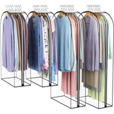 Liuoud clear garment bag shows a 50-inch dress at a glance for quick access.