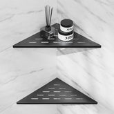 Lives corner shower shelves 2-pack front view for space-saving bathroom organization.