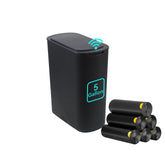 LJIACLEA 5 gallon motion sensor trash can front view for hands-free disposal.