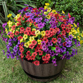 Lnoicy color mix outdoor artificial flowers with UV protection for lasting beauty