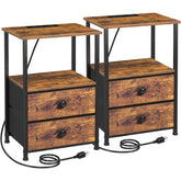LoakeKel Night Stand Set 2 charging-station enables simultaneous device charging