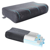 LOFE Contour Pillow layers setup shows customizable firmness for comfort.