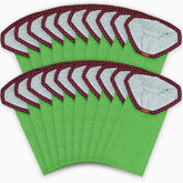 LOSKLENO 107313 vacuum bag for open triangular collar reduces leakage and fits ProTeam 10 Quart.