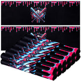 Lounsweer ice cream pattern drip baseball towel, 40x12 inches, for cooling comfort