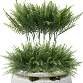Lovemoon outdoor UV-resistant fake fern for durable patio decor