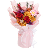 Lovenfold preserved red rose bouquet - year-long elegance for birthdays or anniversaries.