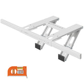 LuckIn update window AC bracket wide-angle view shows sturdy build and reliable support