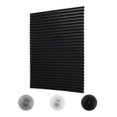 LUCKUP cordless pleated shade cut-to-fit for quick window customization.