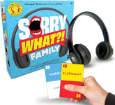 Lucky Egg Sorry What headphones shown with safety features for family fun