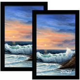 LUCKYLIFE 20x27 black frame for a clean, professional photo display.