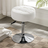 LUE BONA vanity stool with height adjust and 360Β° swivel for easy makeup access.