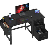 Lufeiya 47inch desk wood surface offering a spacious workspace for work or gaming
