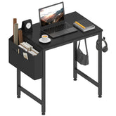 Lufeiya small desk in a cozy bedroom for focused study in small spaces.