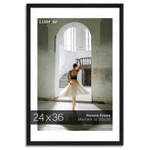 LUGHFSV 24x36 frame with mat displaying 20x30 photos for flexible display