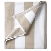 LULUHOME large oversized striped beach towel for beach and pool