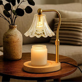 Lumenblush Candle Warmer Lamp magnolia shade for even scent diffusion in rooms