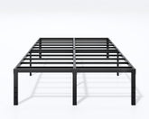 LUMUNANCE metal bed frame queen assembly shows quick setup and sturdy support for restful nights.