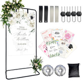 Lunirith welcome sign stand 78-inch height for grand outdoor weddings