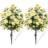 Lunmon camellia tree 36-inch yellow bloom on front door for curb appeal