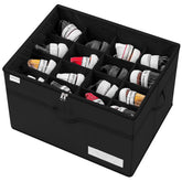LUVHOMEE 16-pair shoe storage organizer with full compartment view.