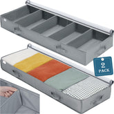 LUVHOMEE under-bed storage bags viewed from top for quick access