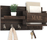 Lwenki mail organizer wall mount keeps mail tidy at the entry.