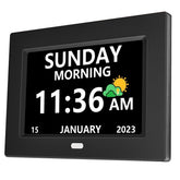 LXBYJKJ 7inch clock showing time clearly for seniors