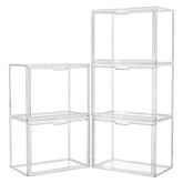 LXLXXL acrylic box display case with closed lid for cosmetics.