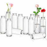 Lyellfe bud vase set in clear glass for elegant centerpieces.