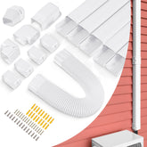 LyPrem line cover straight wall pieces for a tidy exterior installation.