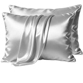 LYSHIN silk pillowcase 2-pack with hidden zipper for smooth skin.