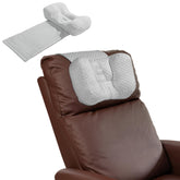 MABOZOO neck pillow for recliners with pocket keeps essentials within reach.