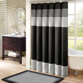 Madison Park Amherst faux silk curtain drape for spa-like elegance.