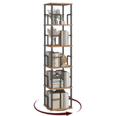 MAHANCRIS rotating bookshelf base enables smooth 360Β° access to favorites.