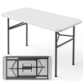 MAKE CHANGES 4ft folding table top surface ideal for dining and crafts