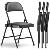 Make Changes folding chair front view shows sturdy design for versatile indoor and outdoor seating