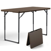 Make Changes folding table 4ft folded for compact storage and transport.