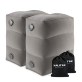 Maliton inflatable foot rest β adjustable height for cabin comfort.