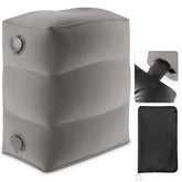 Maliton inflatable foot rest pillow in packaging for travel storage